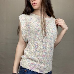 Sleeveless sweater